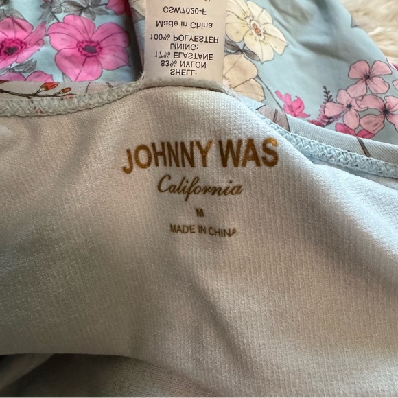 JOHNNY WAS Belladonna Floral One Piece Swimsuit - Size Small - Picture 7 of 7